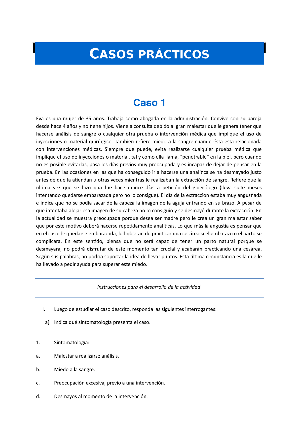 Dd323 Casos Practicos Dd323 MÉtodos Y TÉcnicas De IntervenciÓn En