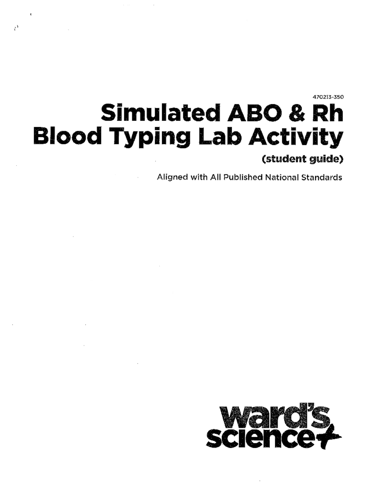 wards-blood-typing-lab-idr-to-determine-blood-type-you-need-to