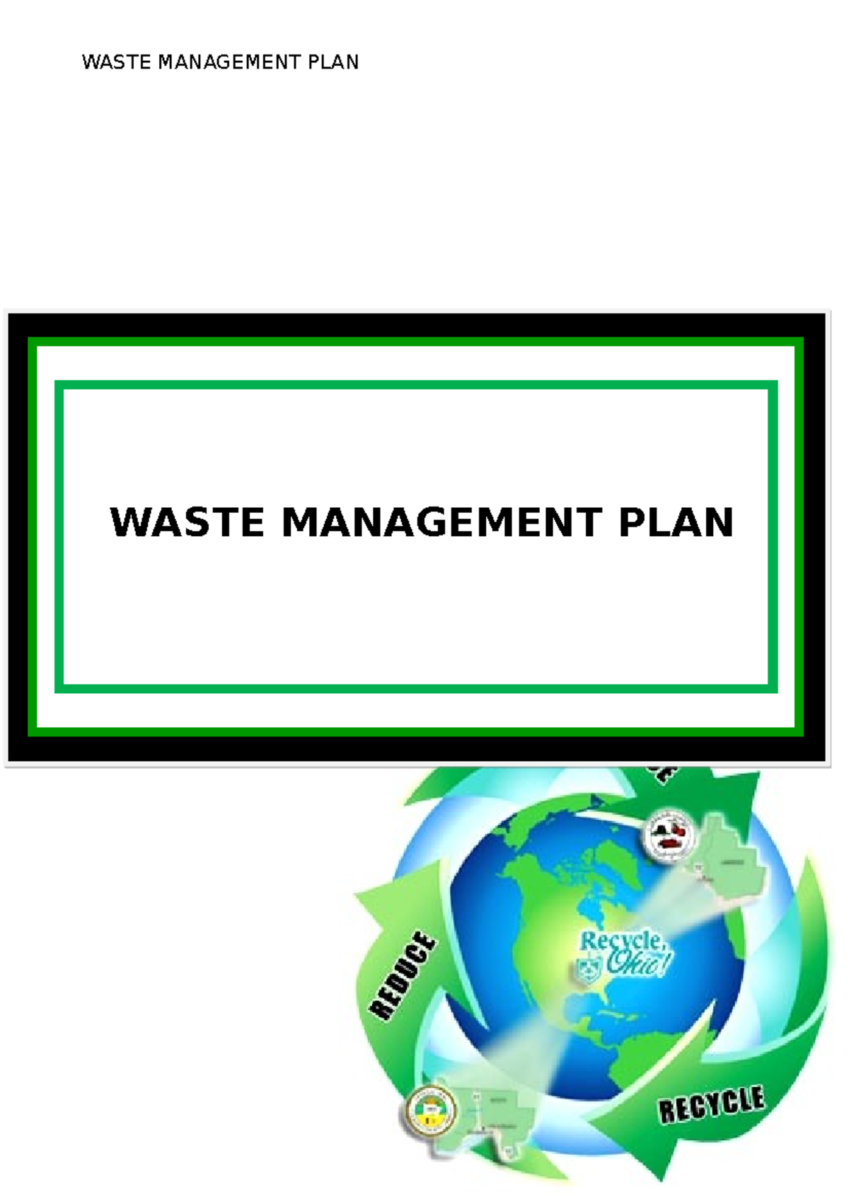 assignment for waste management