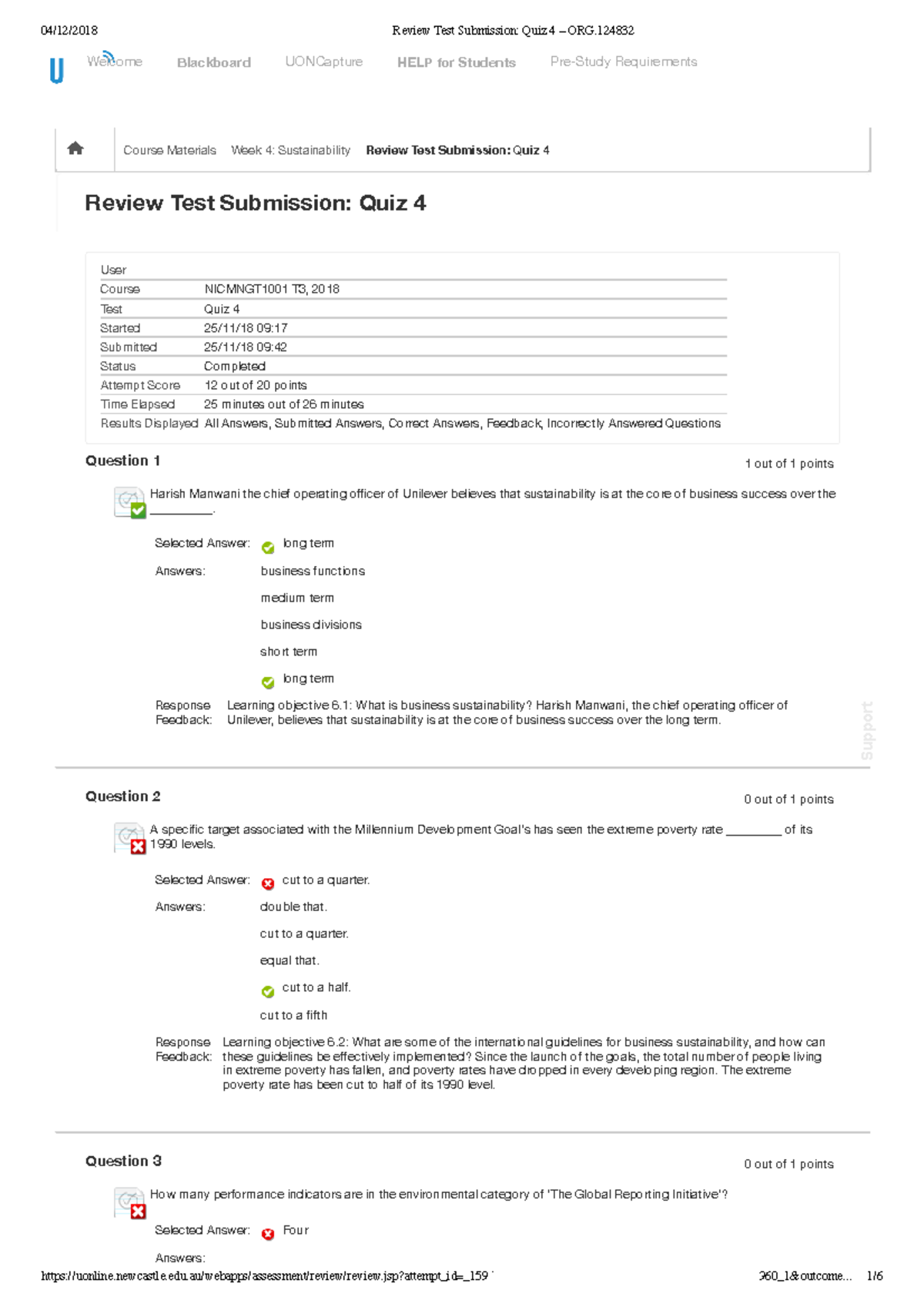 Review Test Submission Quiz 4 – ORG - 04/12/2018 Review Test Submission ...