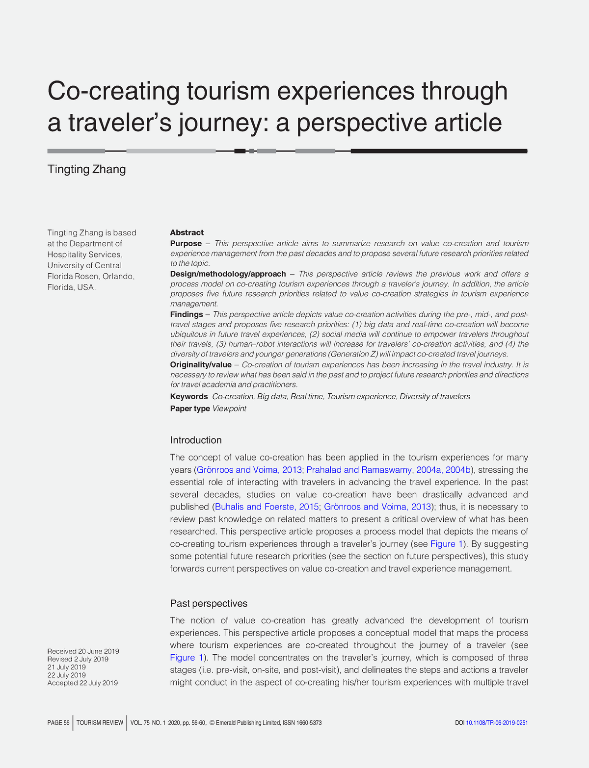 tourism company case study