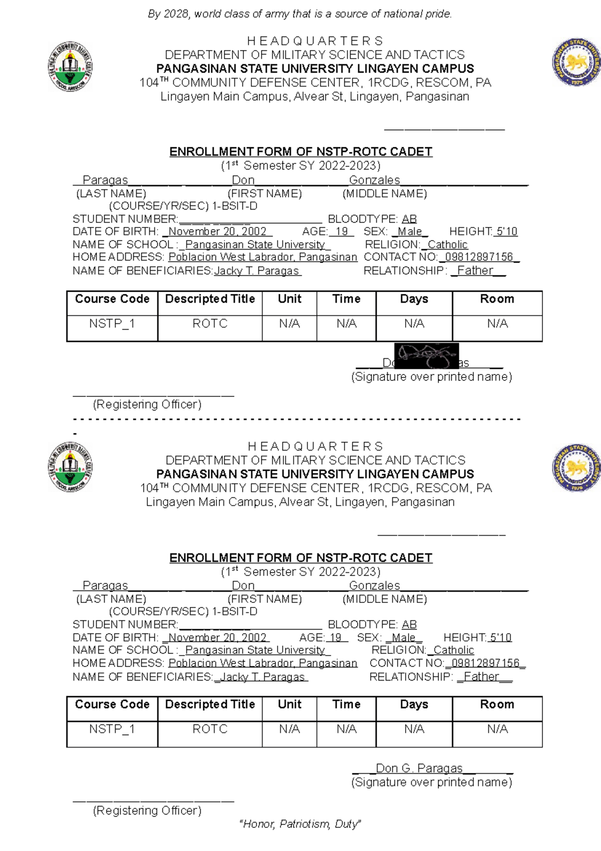 Lingayen- Campus 1 - help - By 2028, world class of army that is a ...