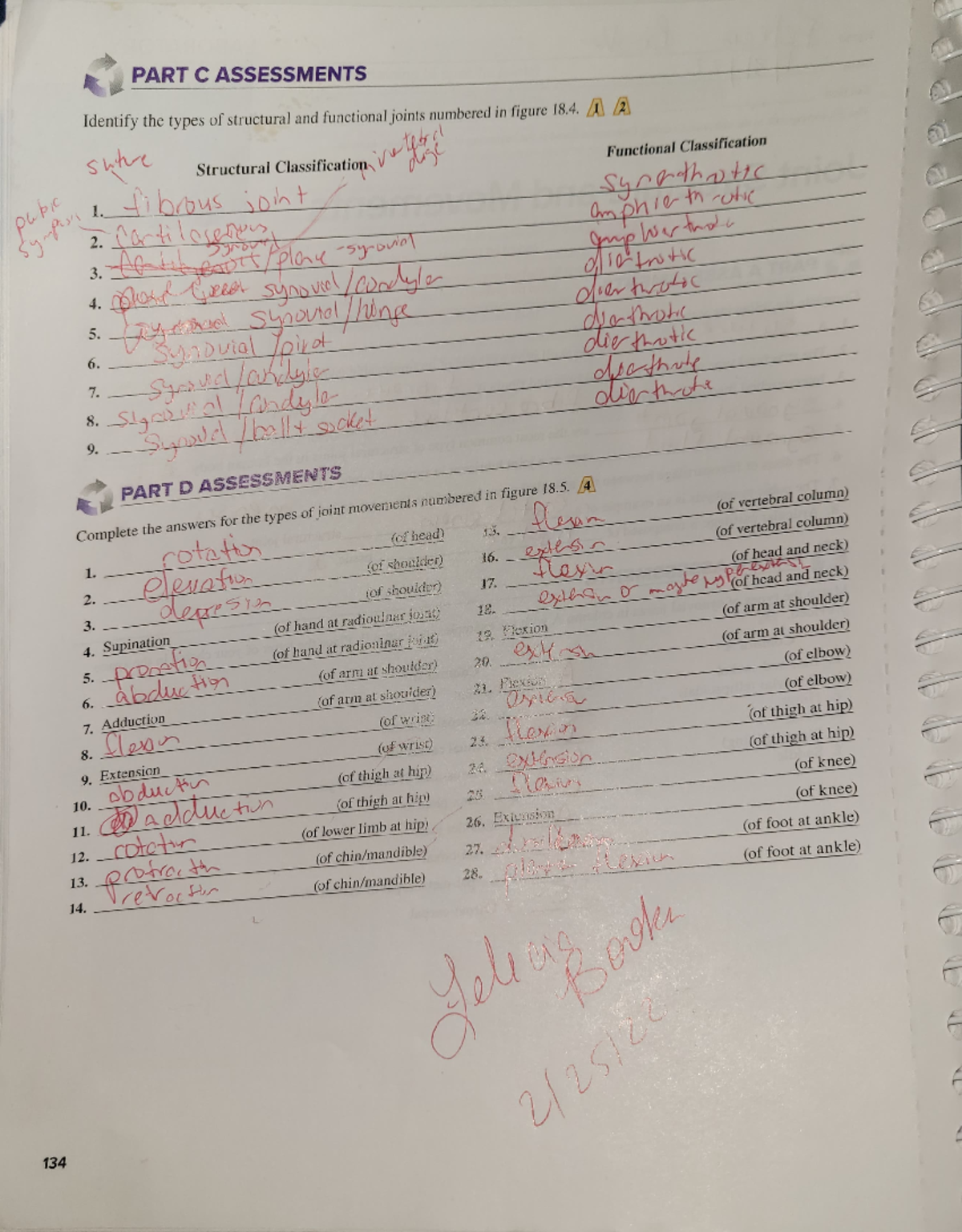 Adobe Scan Feb 26, 2022 Lab Manual answers PART C ASSESSMENTS