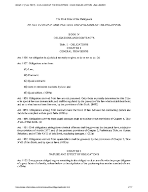 RFBT 1. LAW ON Obligations - Real Excellence Online Page 1 of 25 | RFBT ...