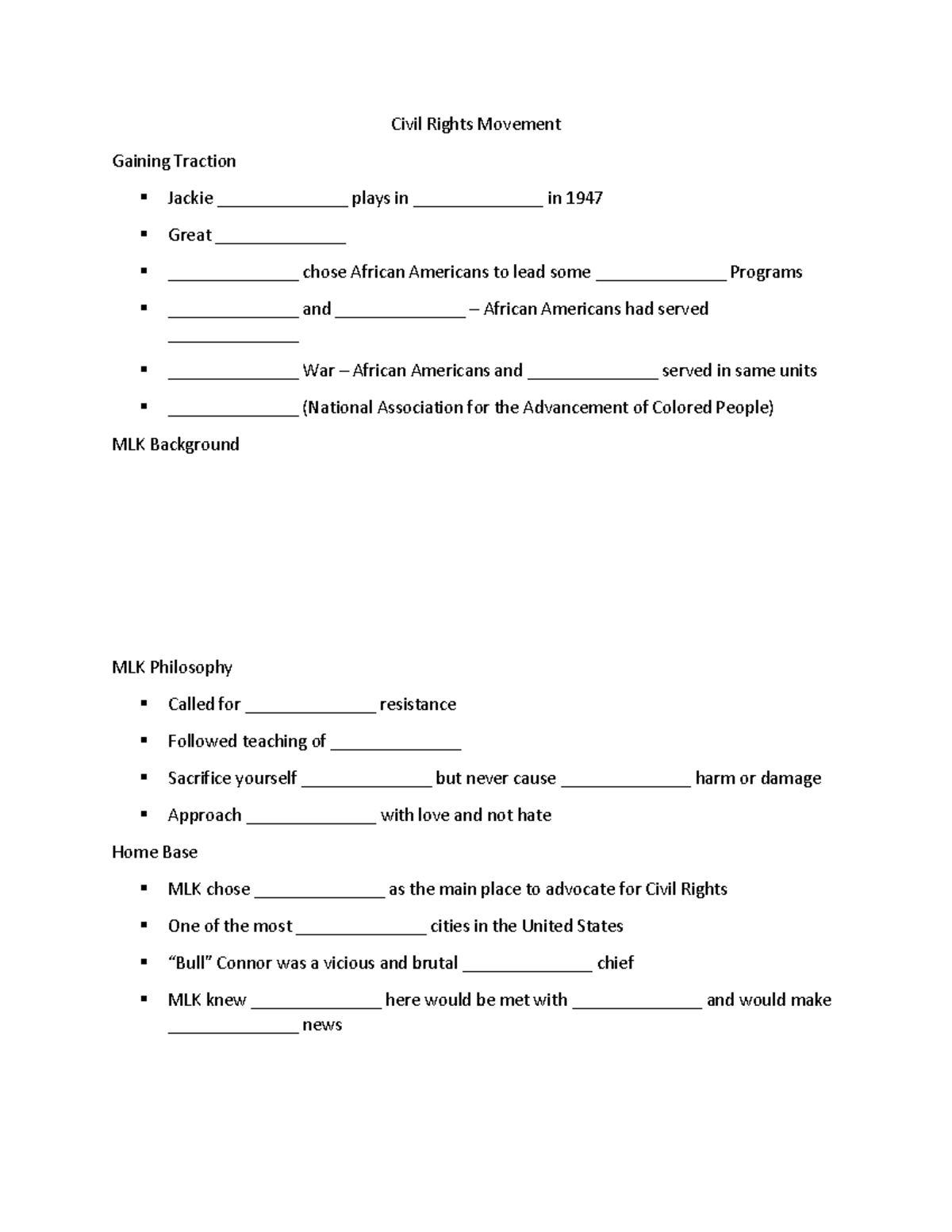 olive pickle cheese 08 Intro to CR Notes Civil Rights Movement