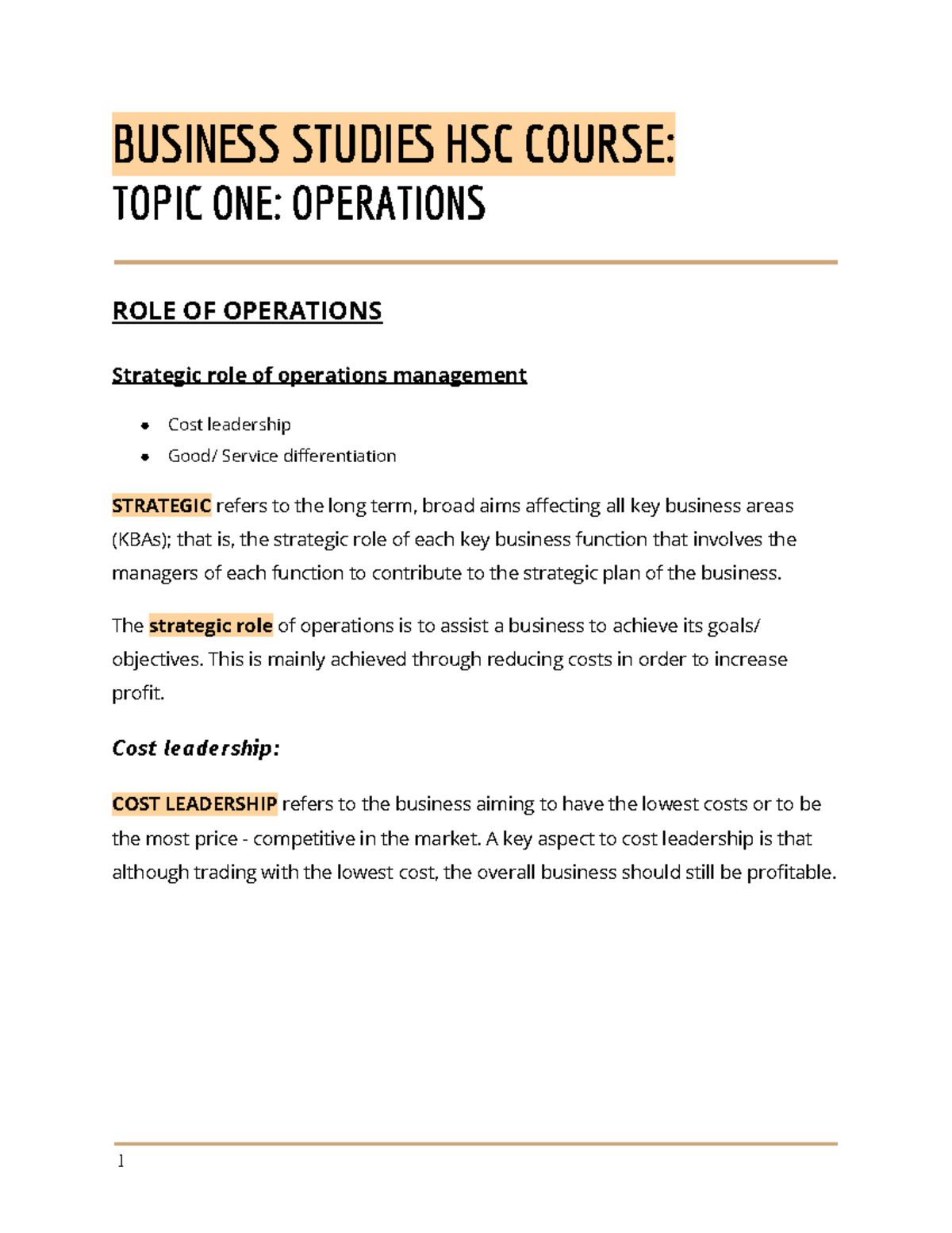 All-bs - Notes on all sections of Business Studies marketing - HR ...