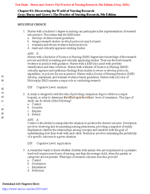 Test Bank - Clinical Manifestations and Assessment of Respiratory ...