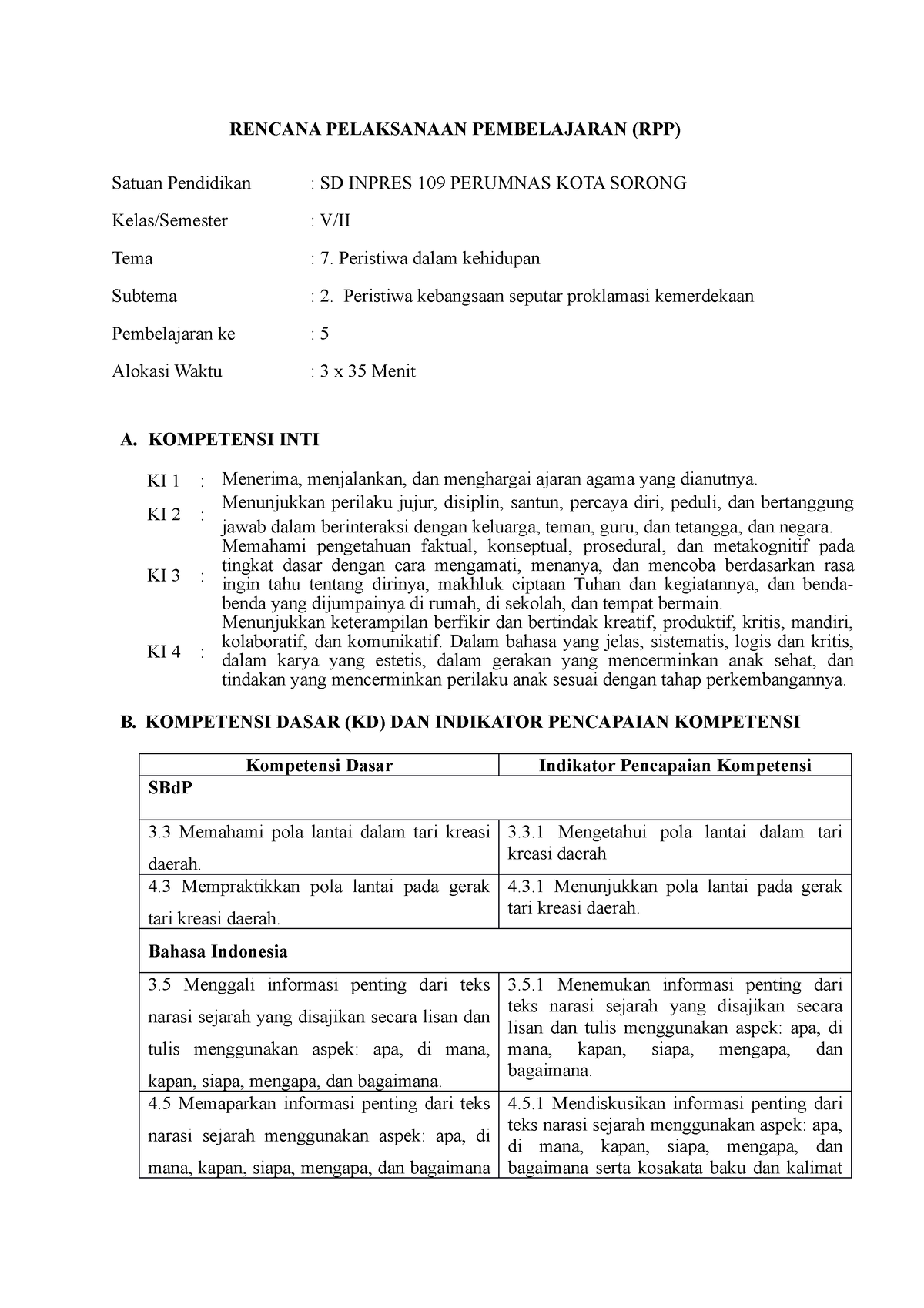 Rencana Pelaksanaan Pembelajaran (RPP) Siklus Terbimbing - RENCANA ...