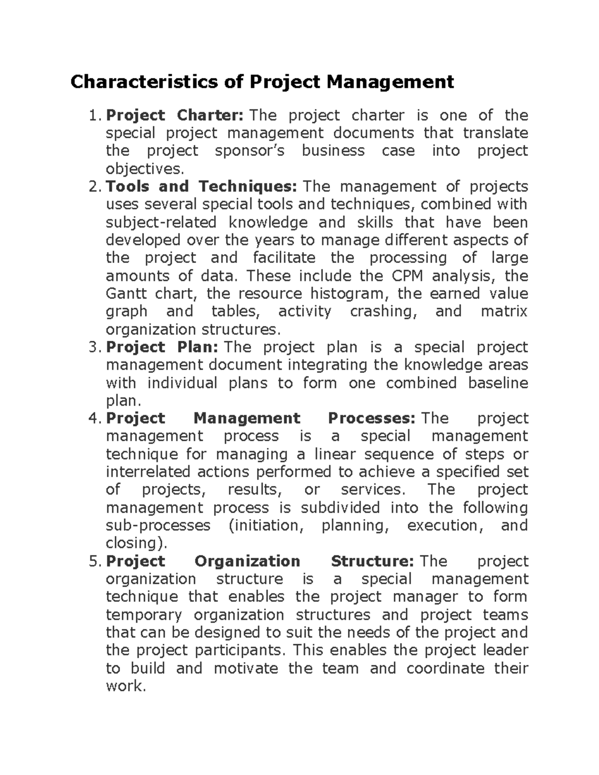 characteristics-of-project-management-characteristics-of-project