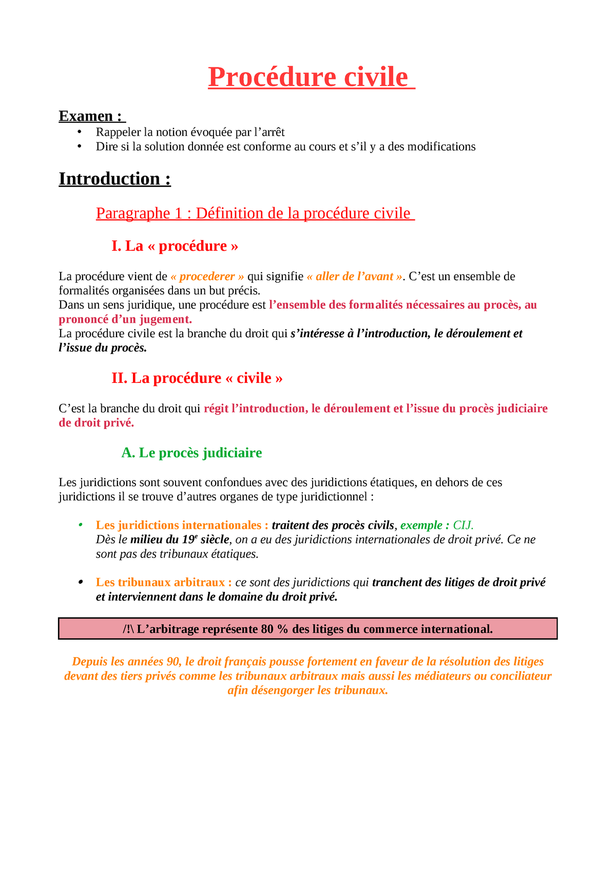 exemples de branches judiciaires