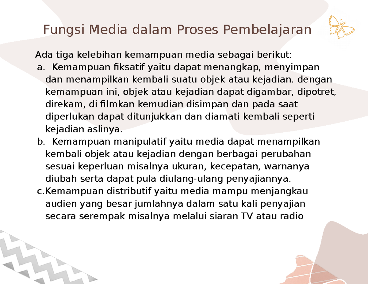 Fungsi Media Dalam Proses Pembelajaran - Fungsi Media Dalam Proses ...