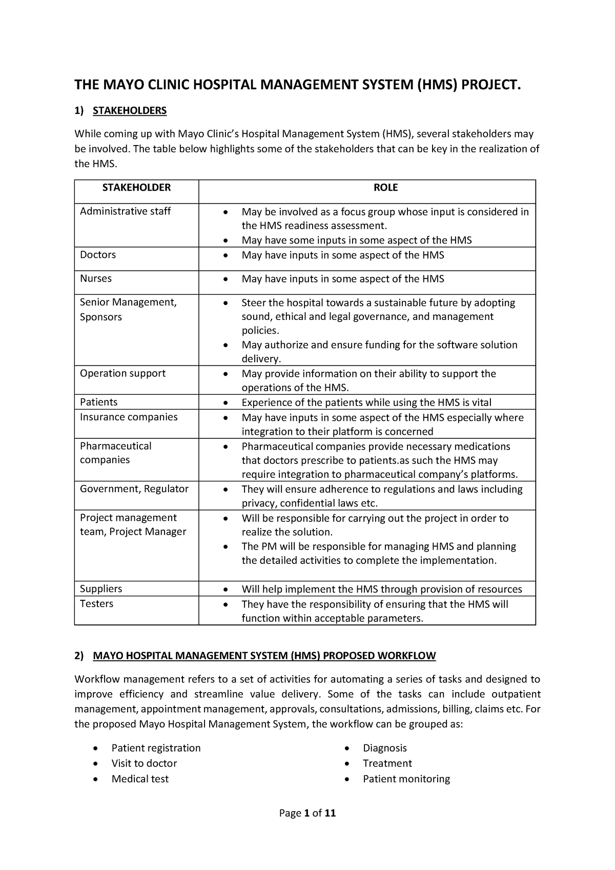 hospital management system thesis pdf