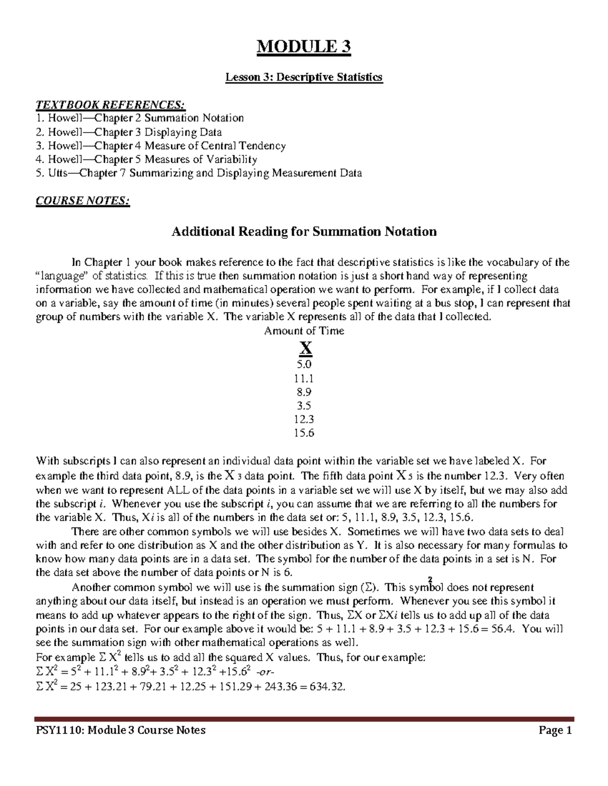 Stats module 3 craig mccarthy module 3 lesson 3 descriptive
