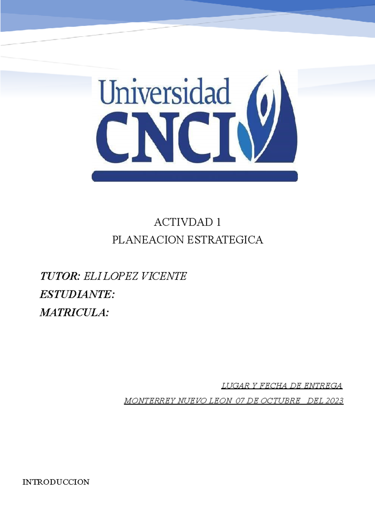 Actividad 1 Planeaccion Estrateica - ACTIVDAD 1 PLANEACION ESTRATEGICA ...