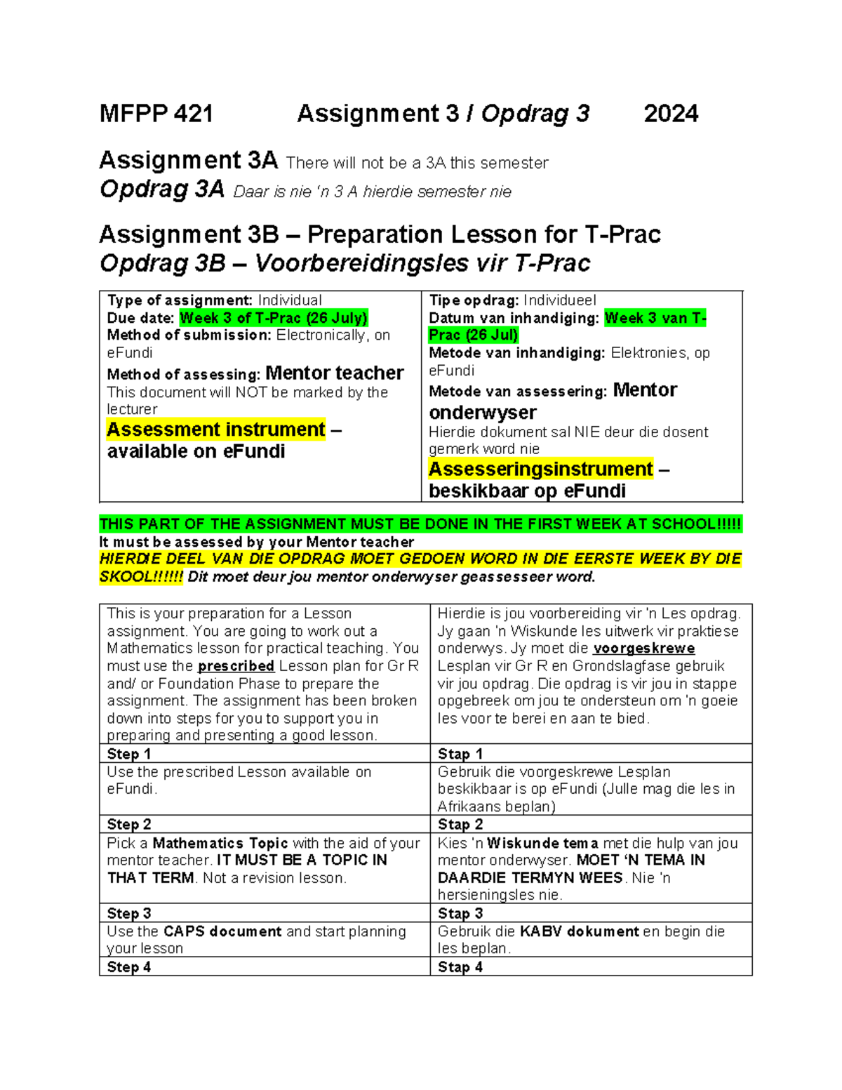 MFPP 421 Assignment 3 B C - 2024 - MFPP 421 Assignment 3 / Opdrag 3 ...