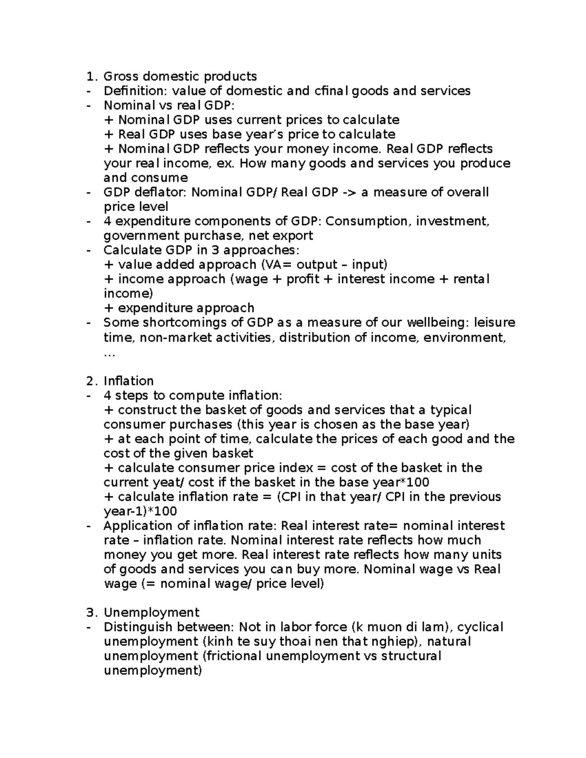 Review Gross Domestic Products Definition Value Of Domestic And review-gross-domestic-products-definition-value-of-domestic-and