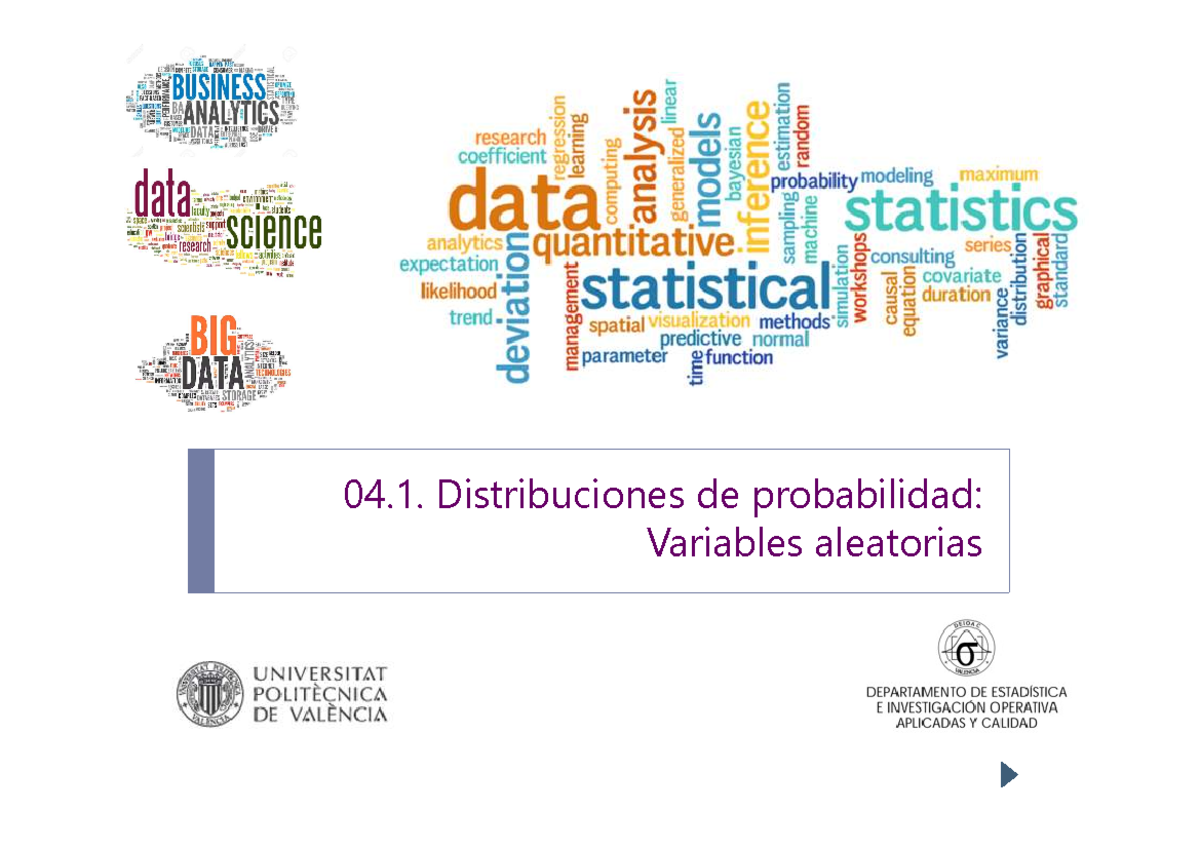 4.1 Variables Aleatorias - 04. Distribuciones De Probabilidad ...