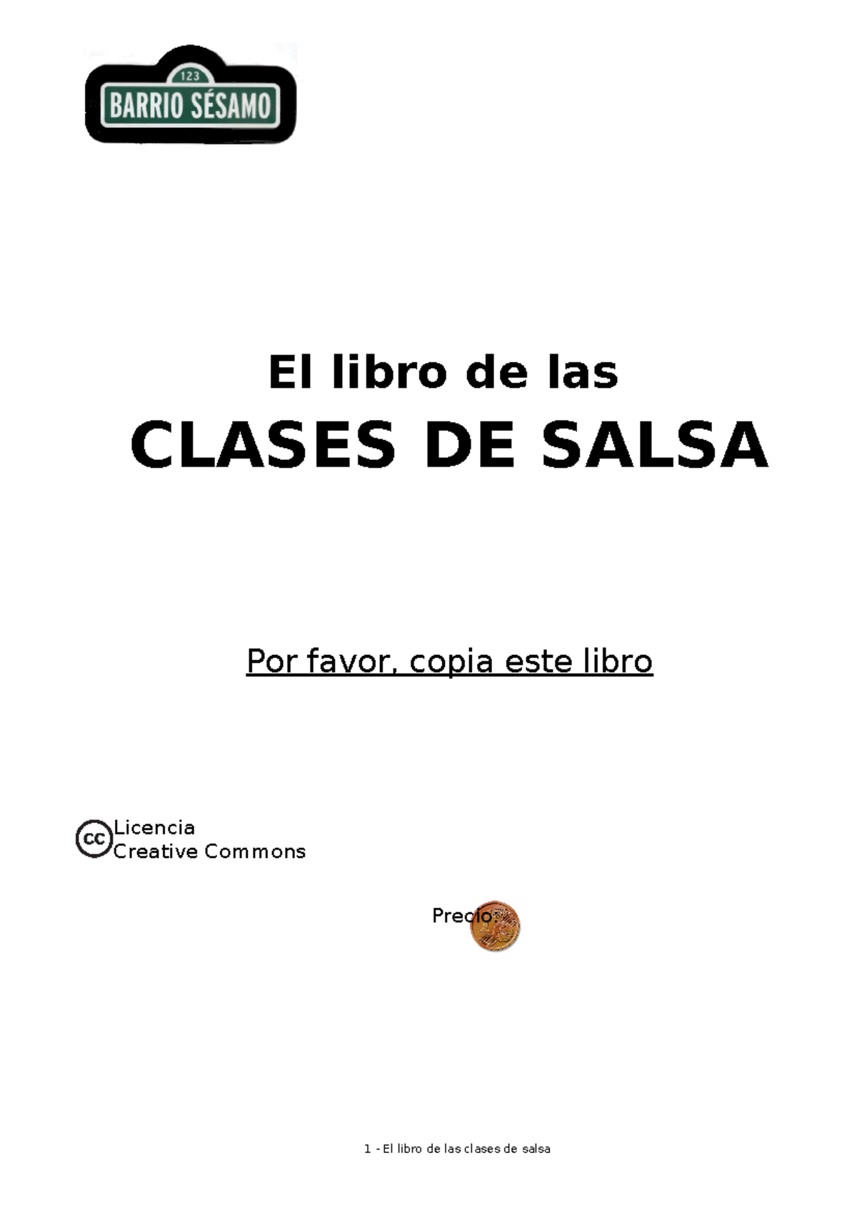 Salsa cubana. Figuras El libro de las CLASES DE SALSA Por favor