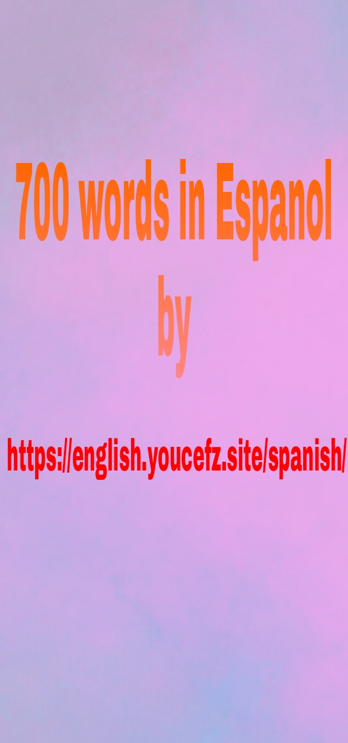 700 words in Espanol - Kdjdkejej - 700 words in Espanol by 700 words in ...