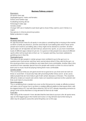 Skills Audit - sports - Callum Cook Project 3 20002497 Skills Audit ...