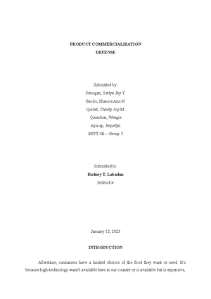 Feasibility Study - Studocu