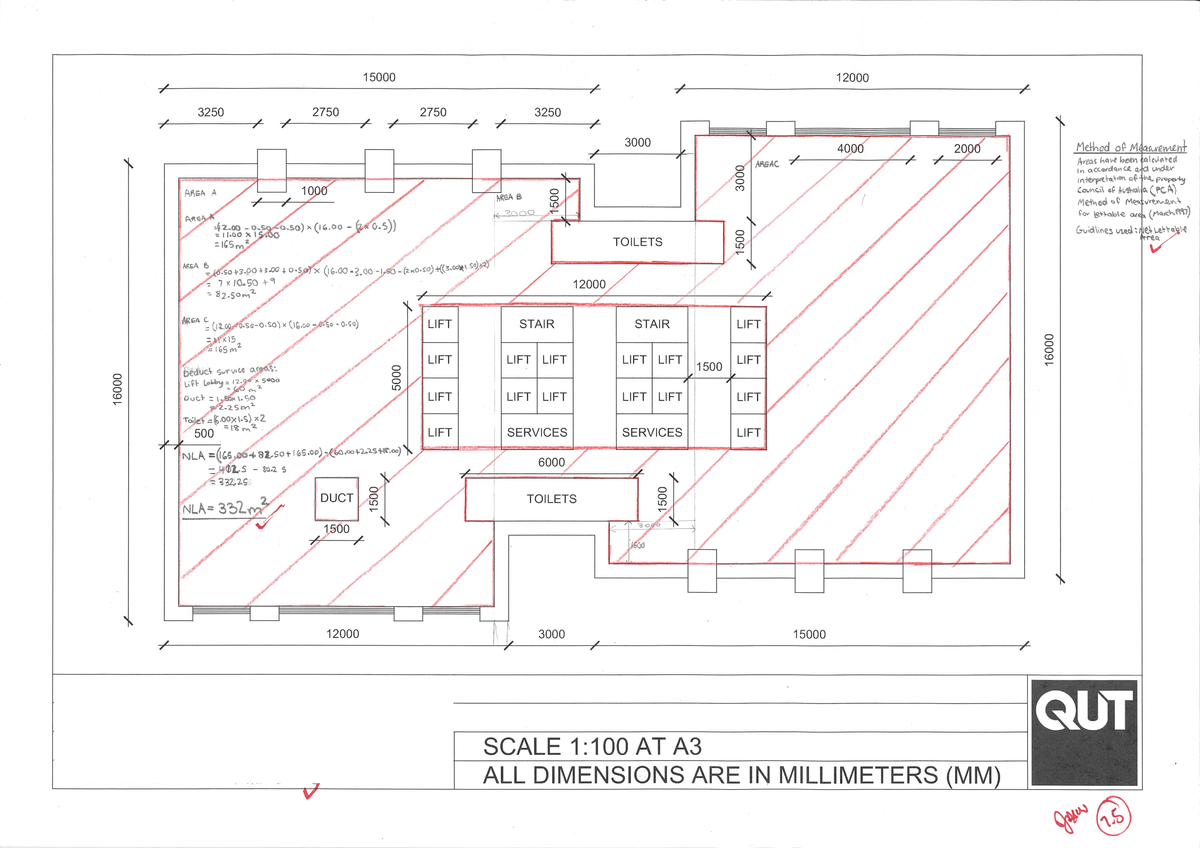 USB141- Building Area Measurements 3&4 - USB141 - Studocu