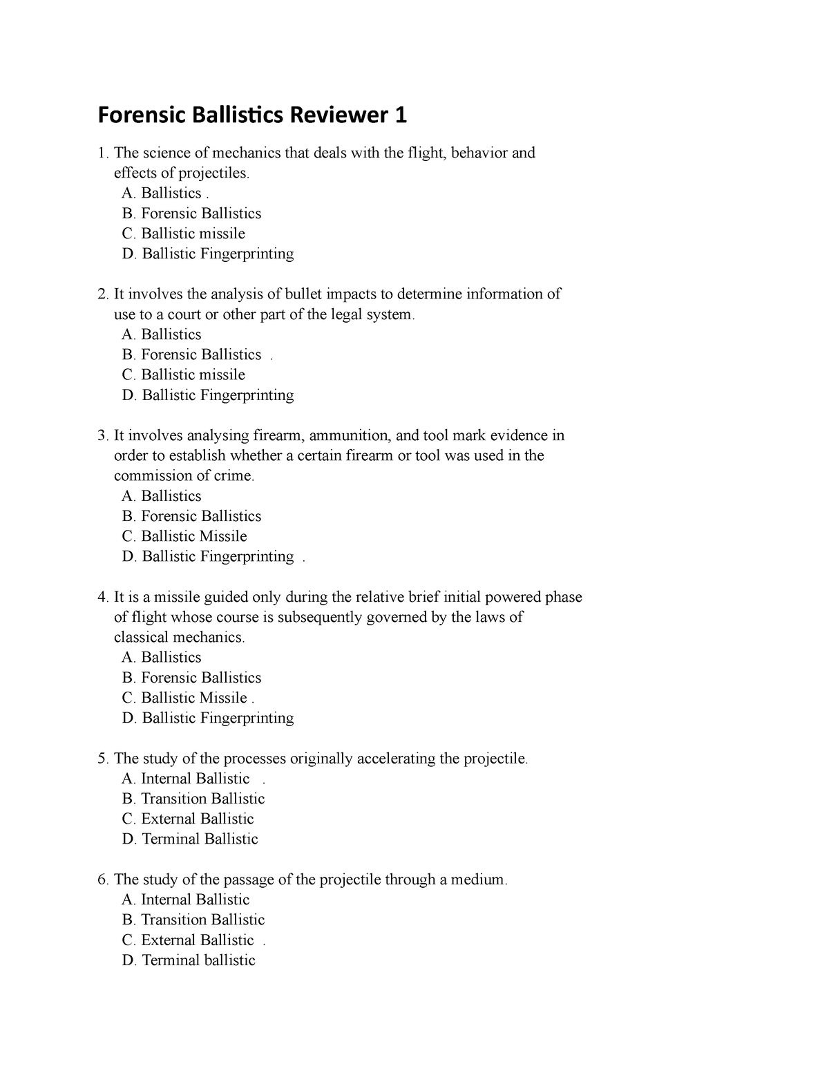 ballistics-question-and-reviewer-forensic-ballistics-reviewer-1-the