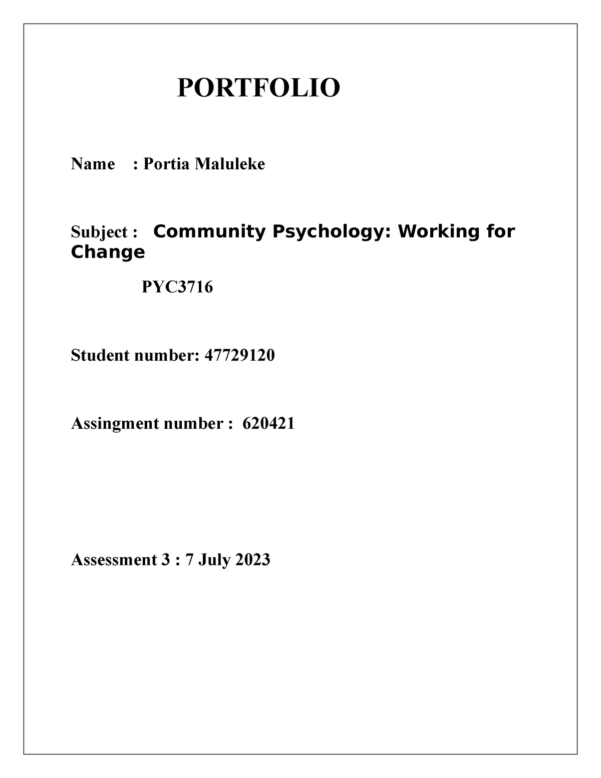 pyc3716 assignment 3 portfolio pdf download