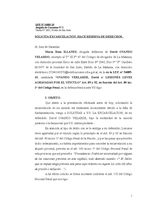 Declaración DEL Imputado - DECLARACIÓN DEL IMPUTADO (Art. 308 Y Ss Del ...