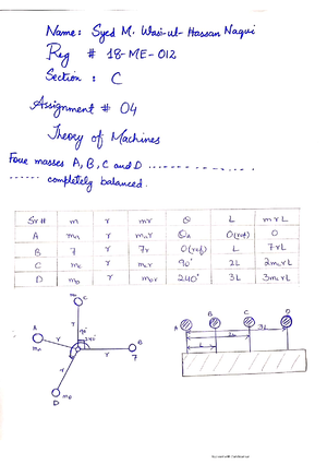 Lecture Week-1 - theory of machines - Course: Refrigeration and Air ...