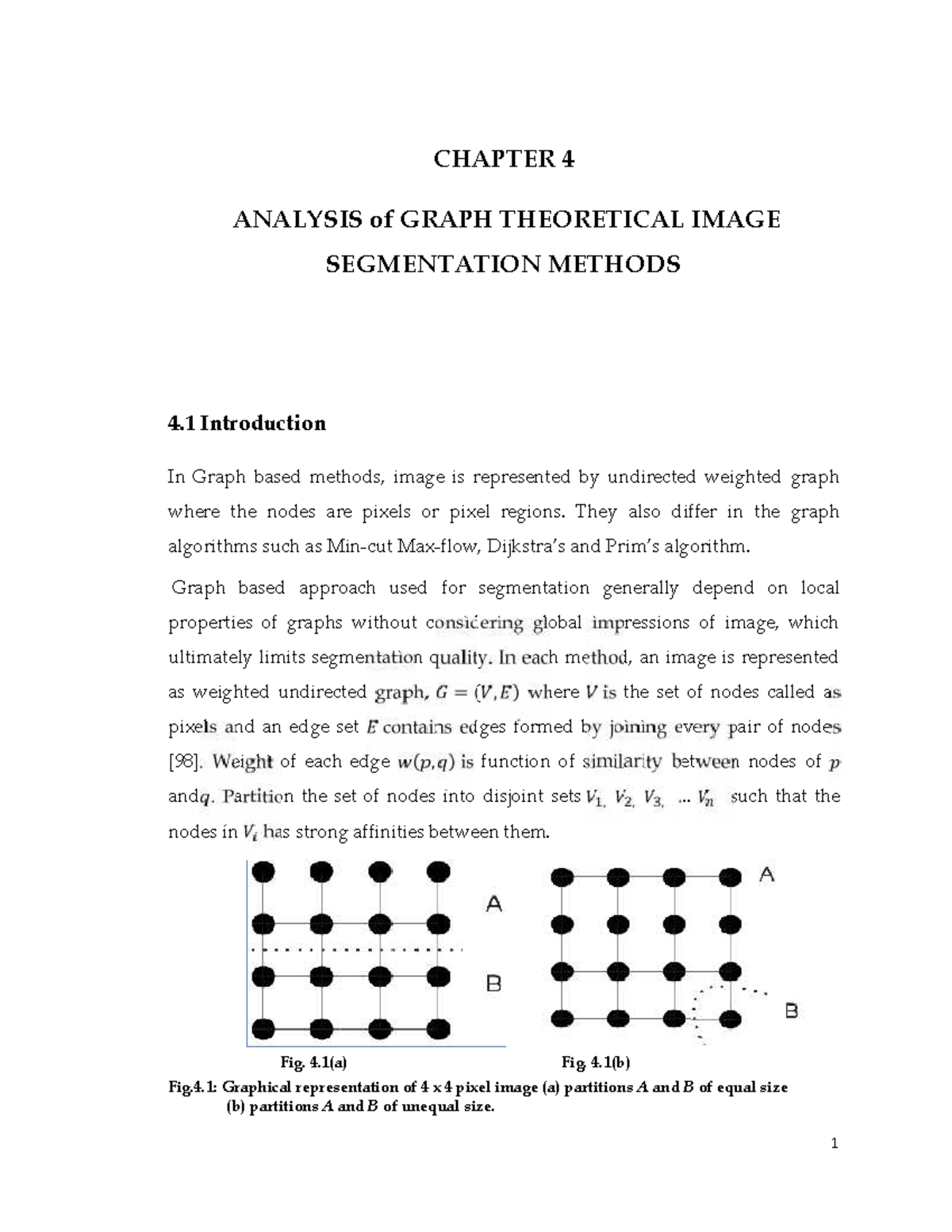 ImageProcessing - CHAPTER 4 ANALYSIS of GRAPH THEORETICAL IMAGE ...