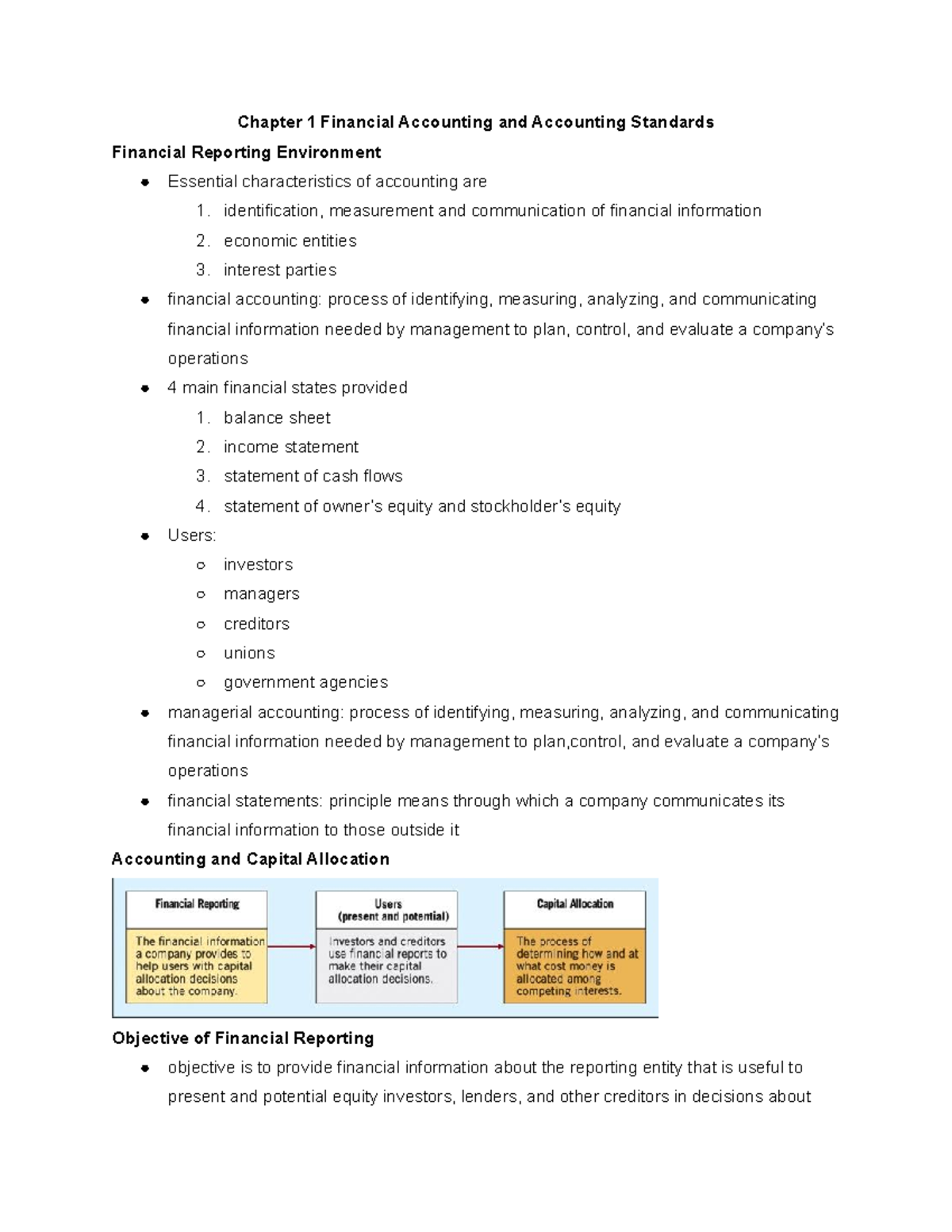 Chapter 1 - FInancial Accounting and Accounting Standards - Chapter 1 ...