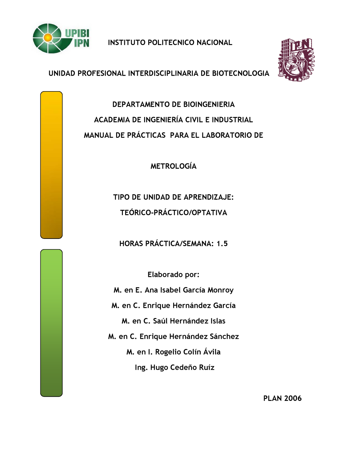 Practica Manual De Metrologia Ipn Studocu