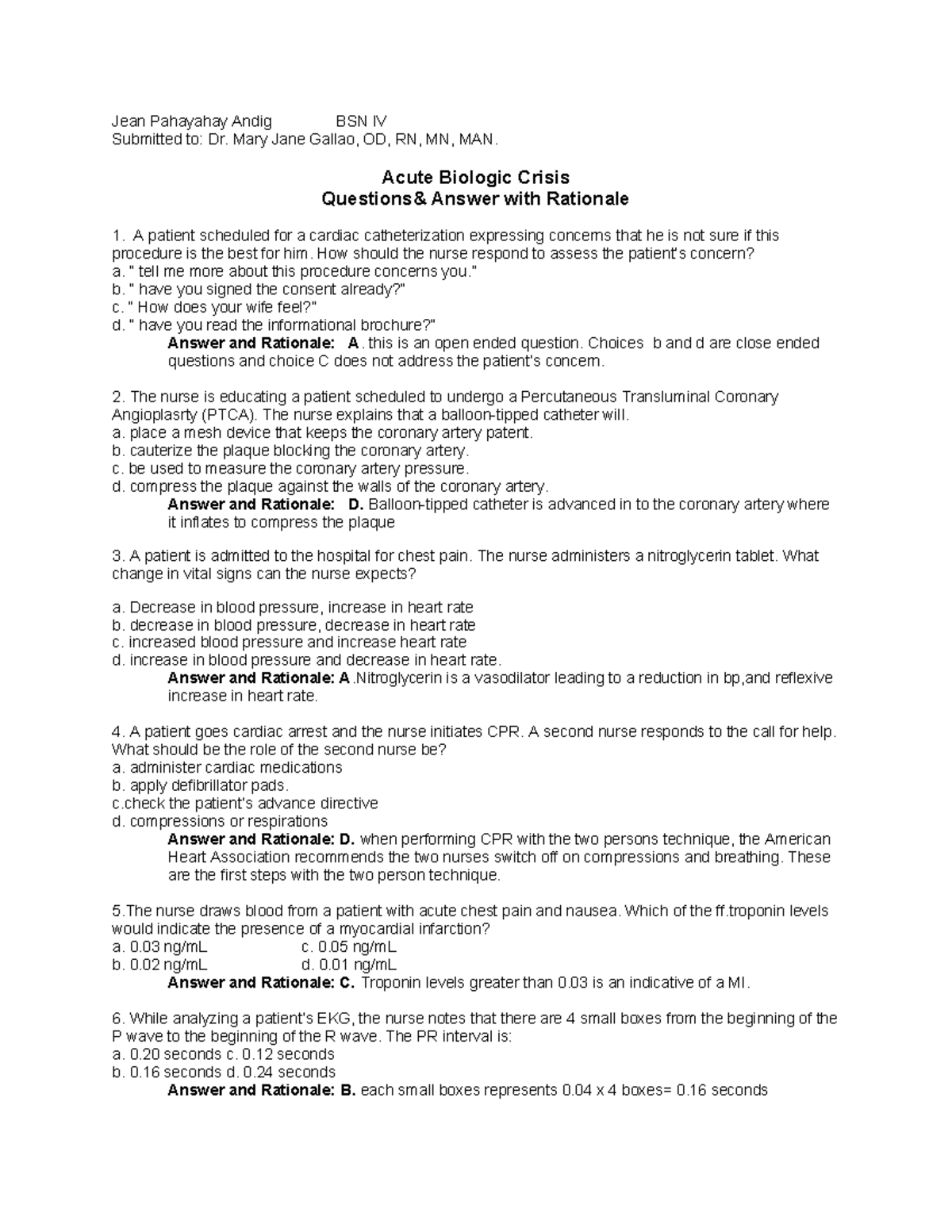155090276 Acute BIO Questions - Jean Pahayahay Andig BSN IV Submitted ...