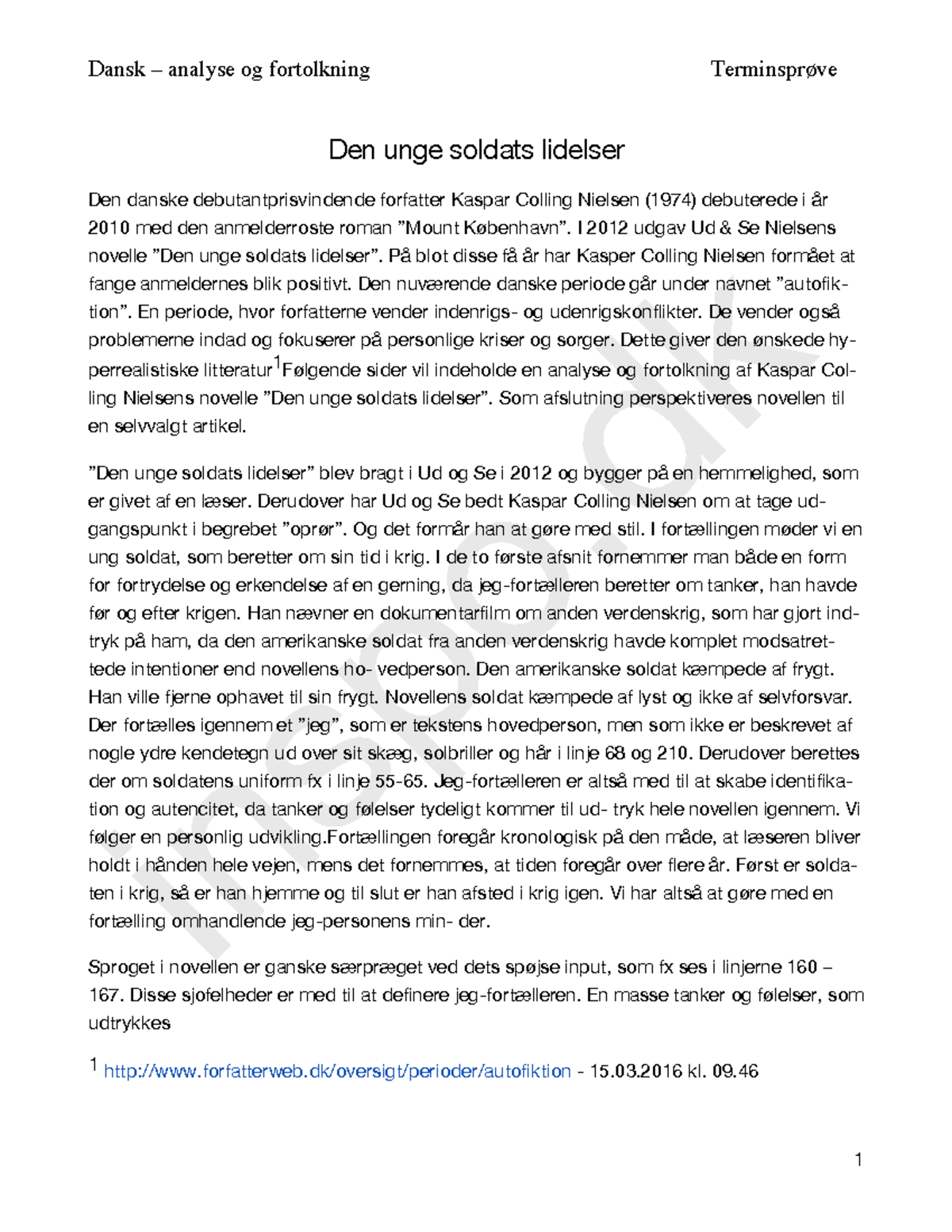 den unge soldats lidelser resume den unge soldats lidelser resume