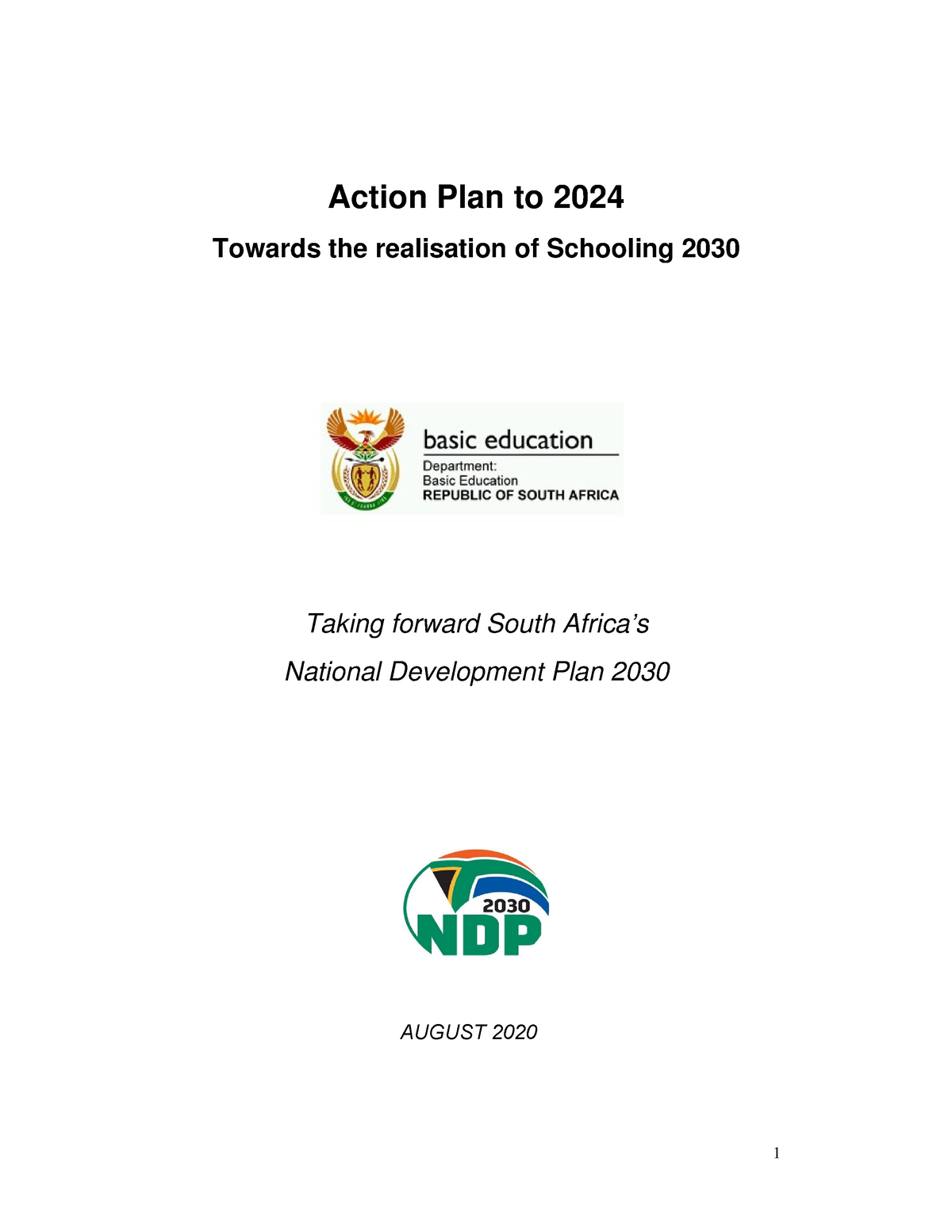 Action Plan to 2024 For more detail, the fulllength document should