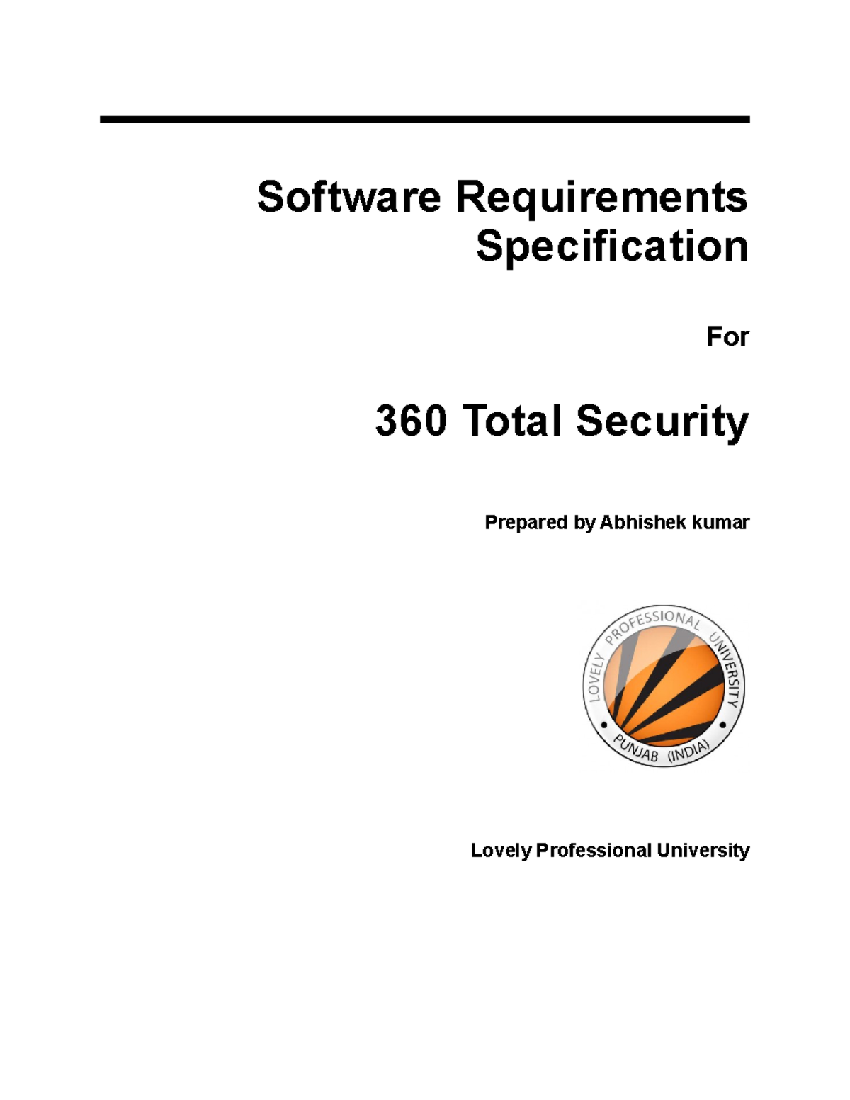 344616830 srs 360 doc - Software Requirements Specification For 360 ...