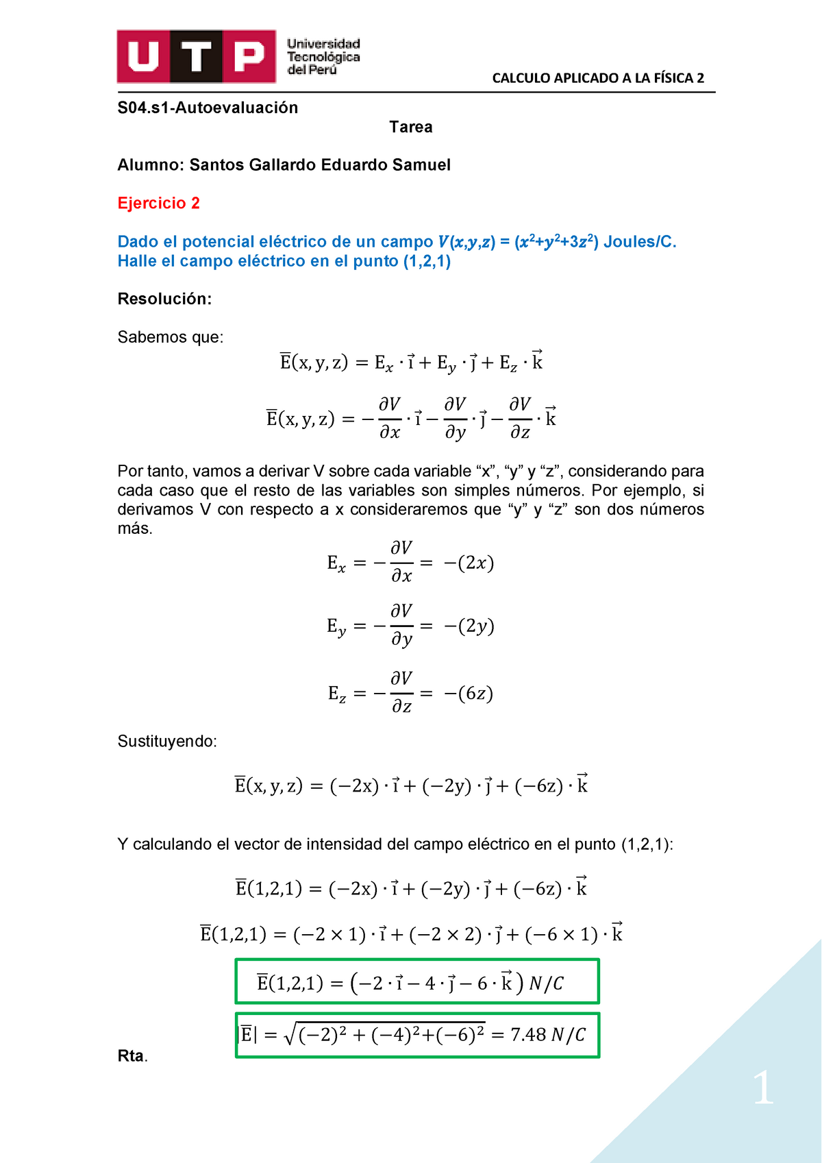 Tarea 3 CALCULO APLICADO A LA FISICA 2 Tarea - CALCULO APLICADO A LA ...