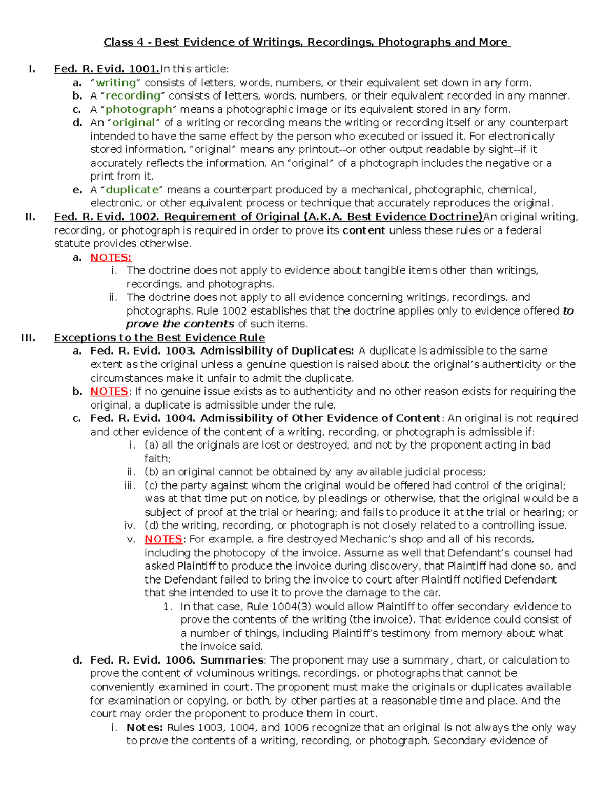 evidence-class-4-lecture-notes-4-class-4-best-evidence-of