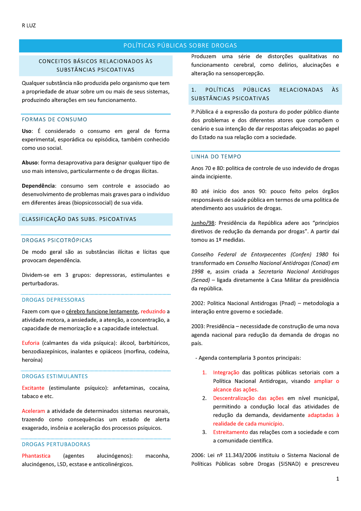 Políticas Públicas Sobre Drogas - POLÕTICAS P⁄BLICAS SOBRE DROGAS ...