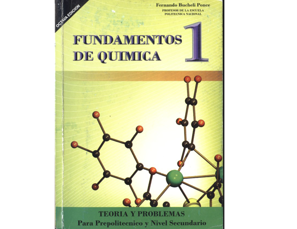 Libro De Fundamentos De Quimica 1