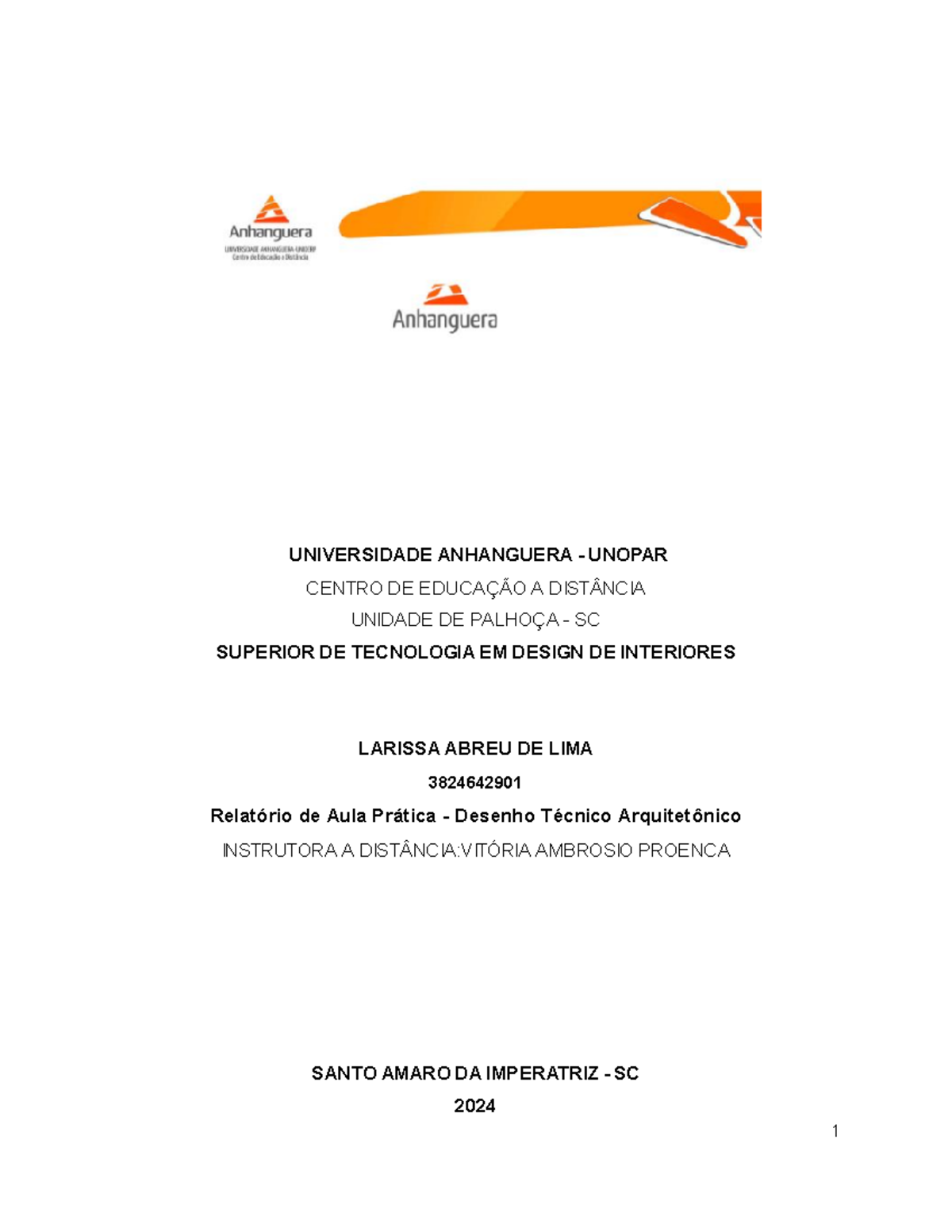 Normas ABNT E NBRs - UNIVERSIDADE ANHANGUERA - UNOPAR CENTRO DE ...