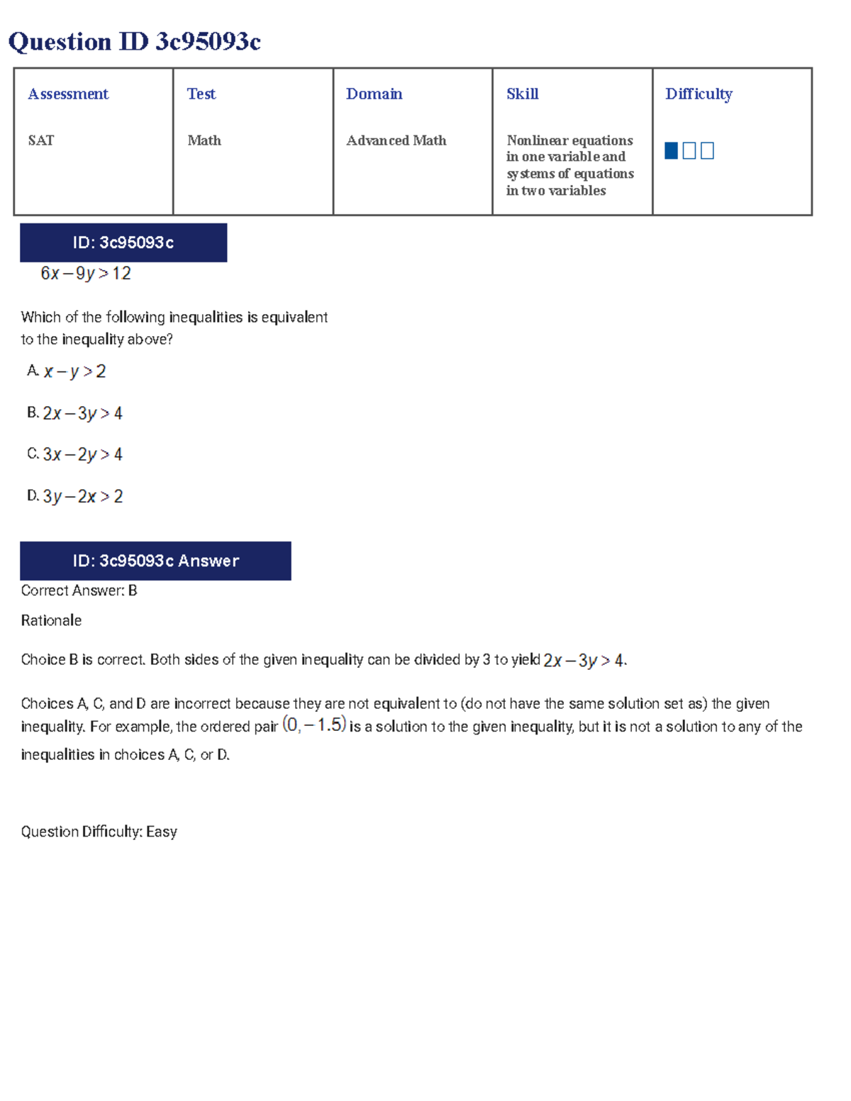 Nonlinear Equations and Systems of Equations (Easy) Answers - Question ...