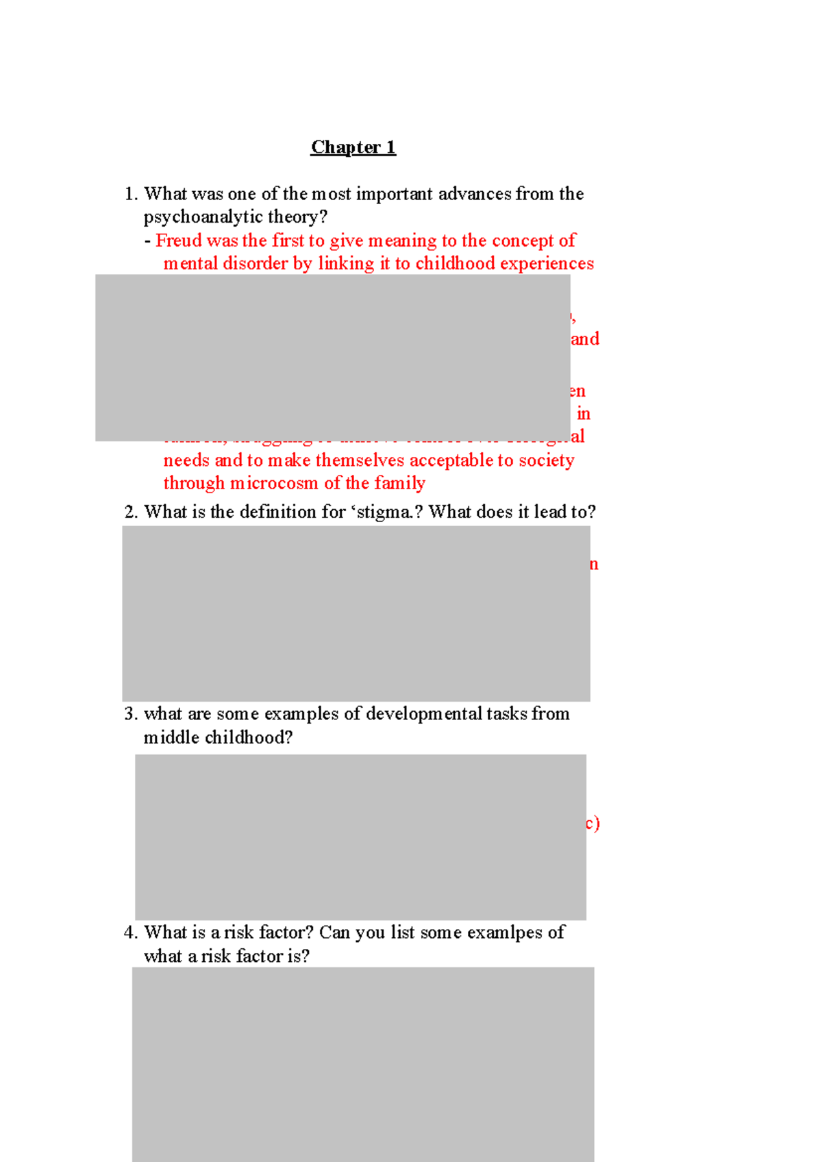 Practicequestions revised - Chapter 1 What was one of the most ...