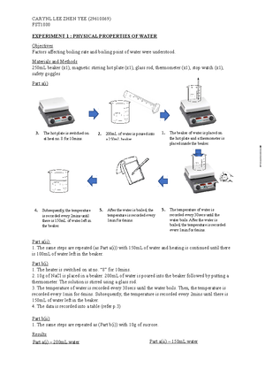 FST1800 Lab 2 Report - Lab Report 2- Starch INTRODUCTION Starch is ...