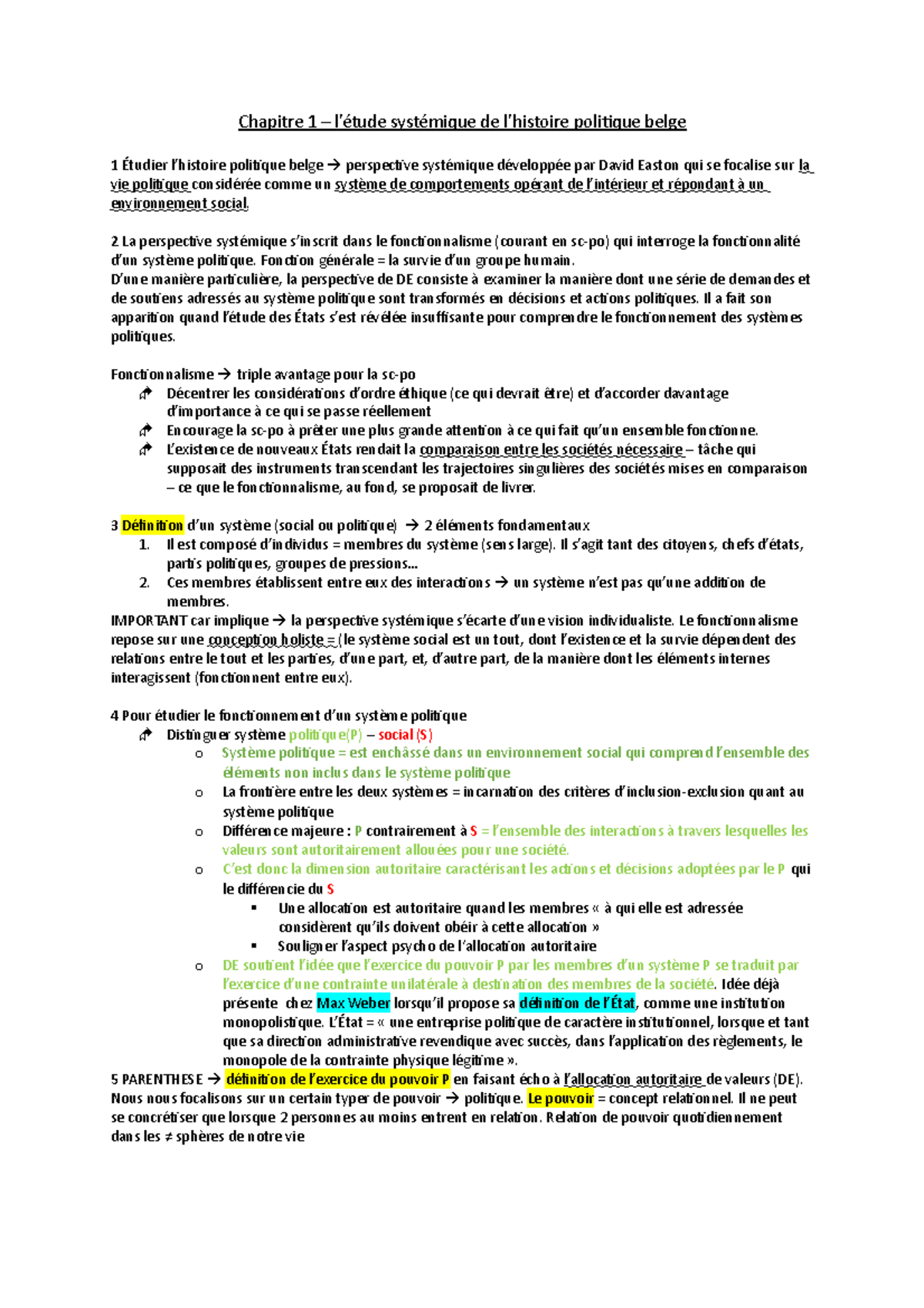 Synthèses Chapitre 1 HPB - Chapitre 1 – L’étude Systémique De L ...