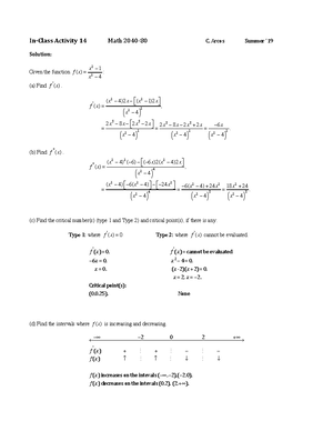 Applied calculus sample exam - MATH 2040 - Studocu