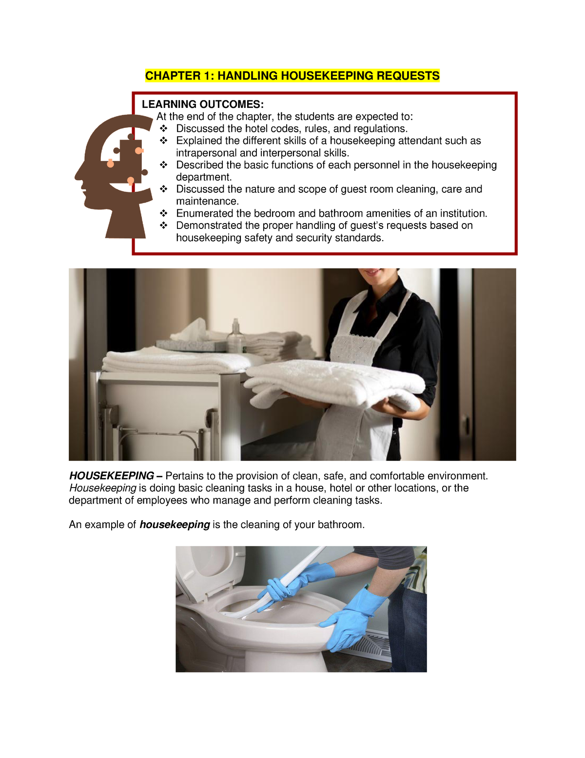 chapter-1-handling-housekeeping-requests-learning-outcomes-at-the