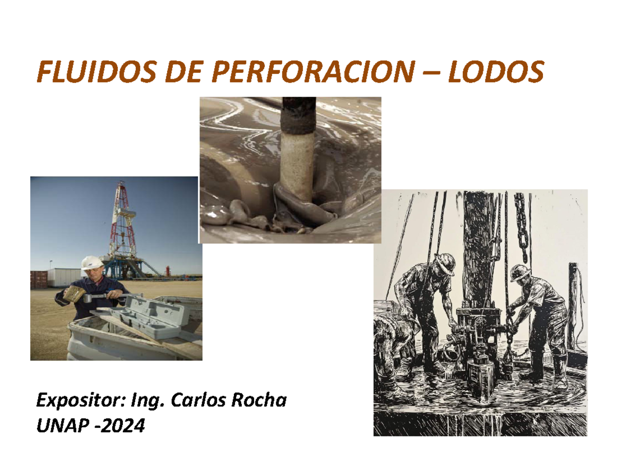 Fuidos de Perforacion - Lodos - FLUIDOS DE PERFORACION – LODOSExpositor ...