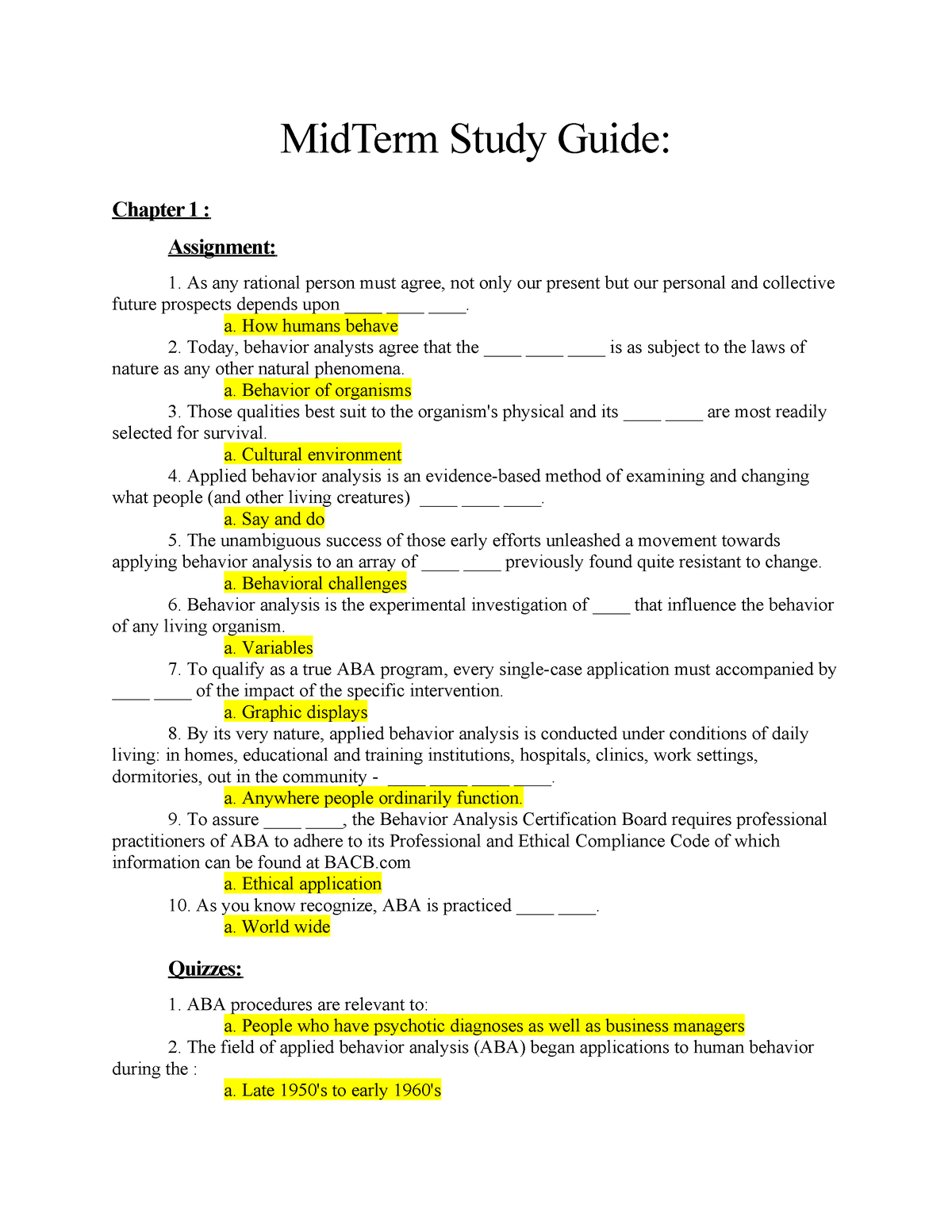 EAB4764-Mid Term Study Guide - MidTerm Study Guide: Chapter 1 ...